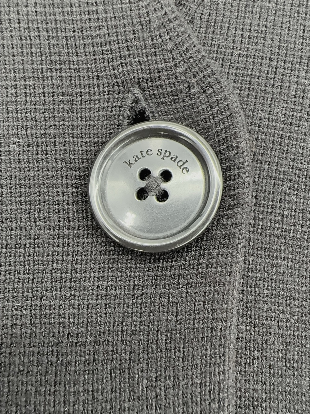 kate spade Scalloped Sweater Blazer black size xs/s - Picture 6 of 8